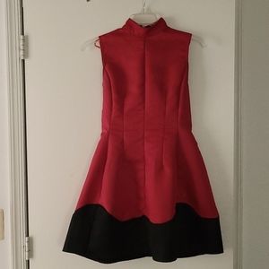 Red and Black dress